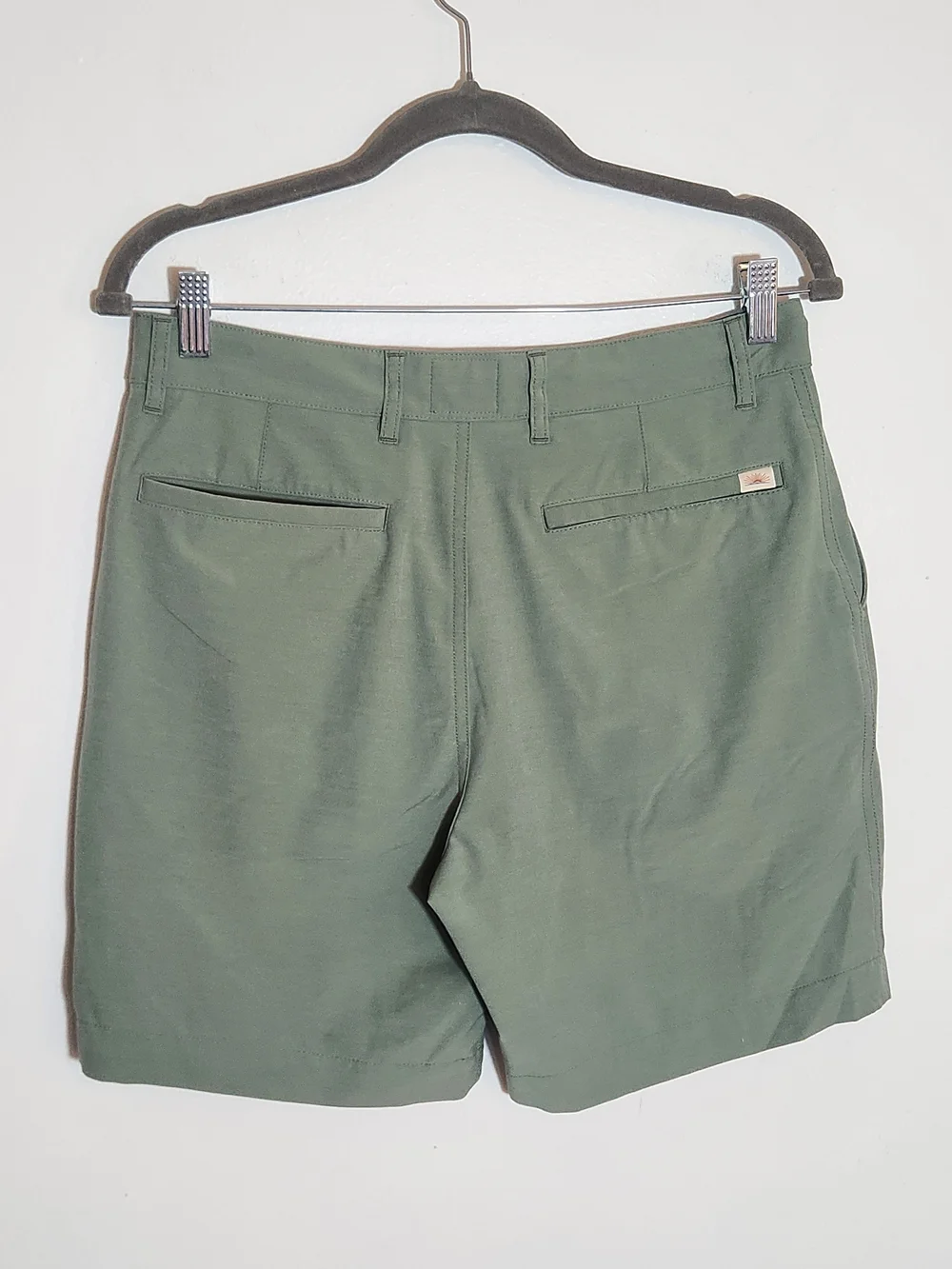 Faherty Olive Green All Day Shorts Size 30 7